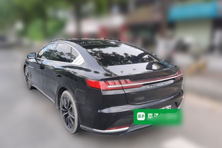 Used BYD Han 2020 EV Long-Range Luxury Model Rear Left 45 Deg