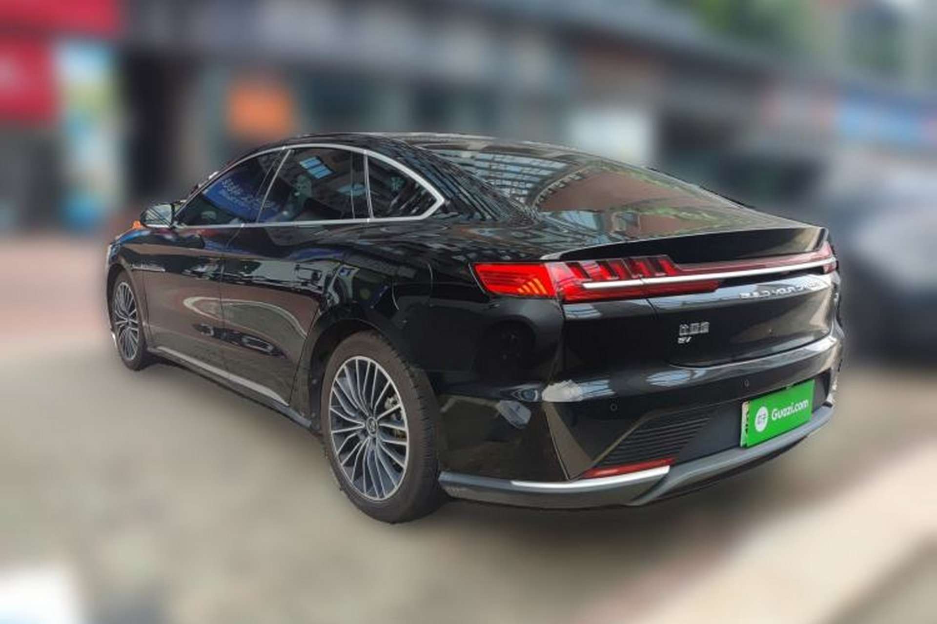 Used BYD Han 2020 EV Long-Range Luxury Model Rear Left 45 Deg