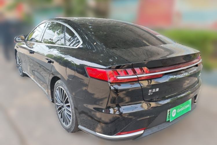 Used BYD Han 2020 EV Long-Range Luxury Model Rear Left 45 Deg