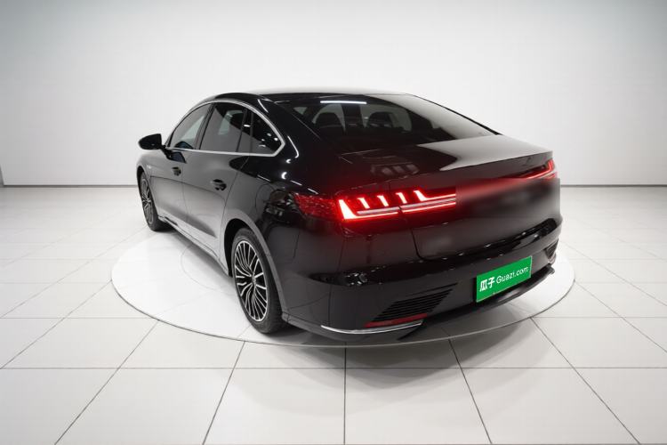 Used BYD Han 2020 EV Long-Range Luxury Model Rear Left 45 Deg