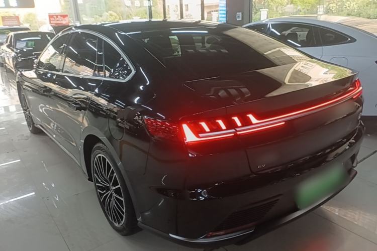 Used BYD Han 2020 EV Long-Range Luxury Model Rear Left 45 Deg