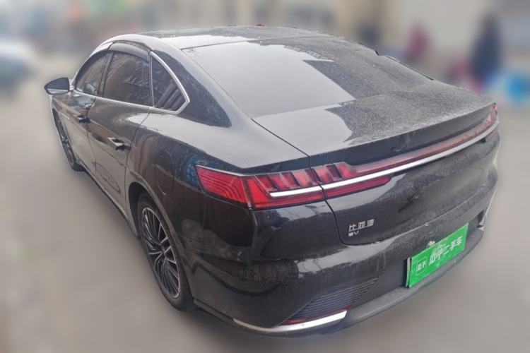 Used BYD Han 2020 EV Long-Range Luxury Model Rear Left 45 Deg