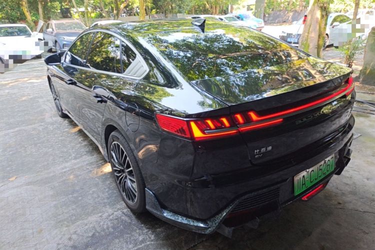 Used BYD Han 2020 EV Long-Range Luxury Model Rear Left 45 Deg