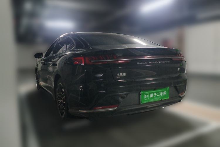 Used BYD Han 2020 EV Long-Range Luxury Model Rear Left 45 Deg