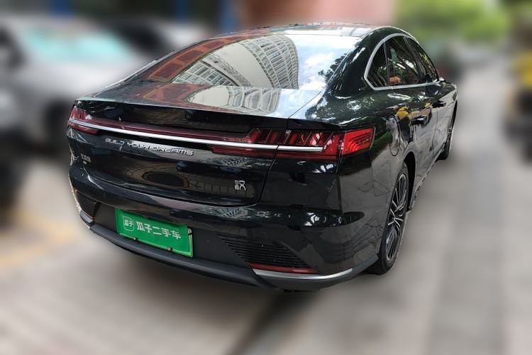 Used BYD Han 2020 EV Long-Range Luxury Model Rear Right 45 Deg