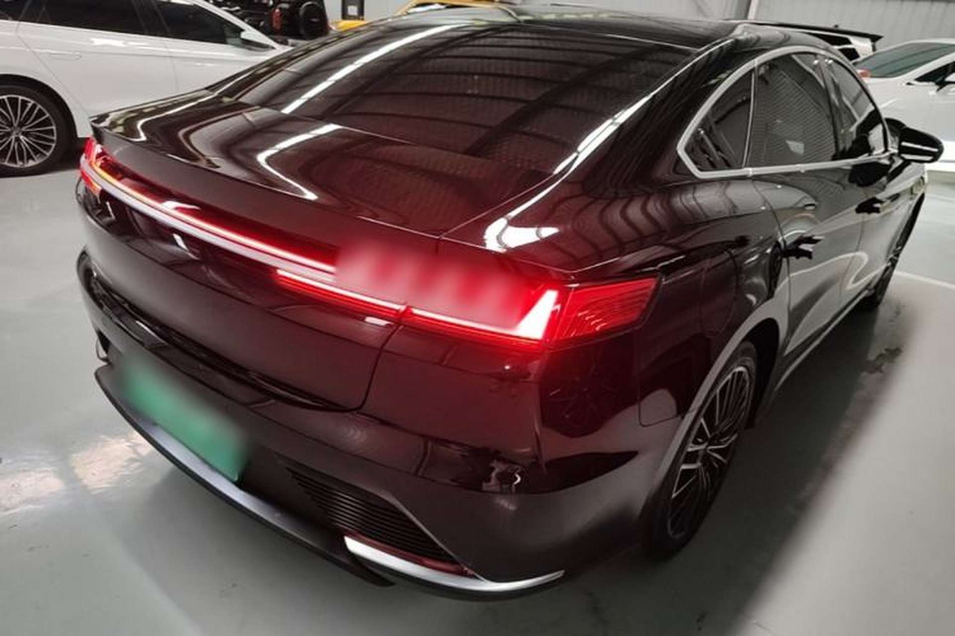 Used BYD Han 2020 EV Long-Range Luxury Model Rear Right 45 Deg