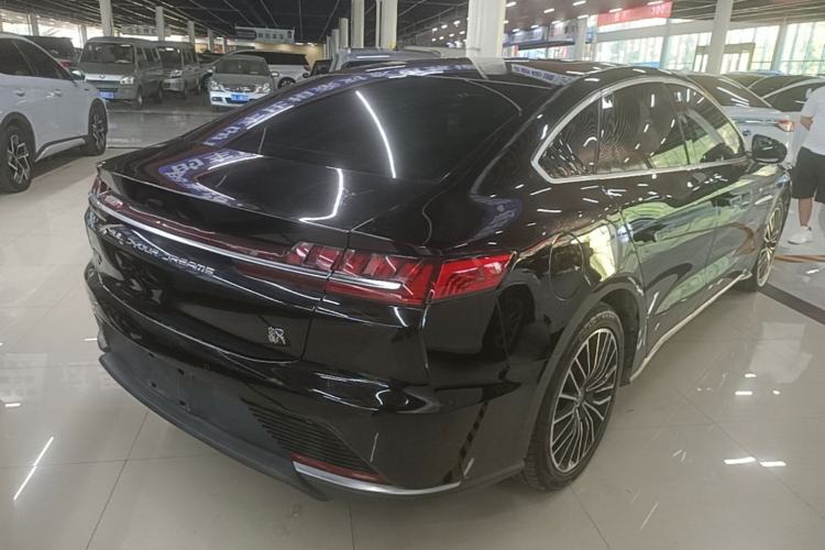 Used BYD Han 2020 EV Long-Range Luxury Model Rear Right 45 Deg