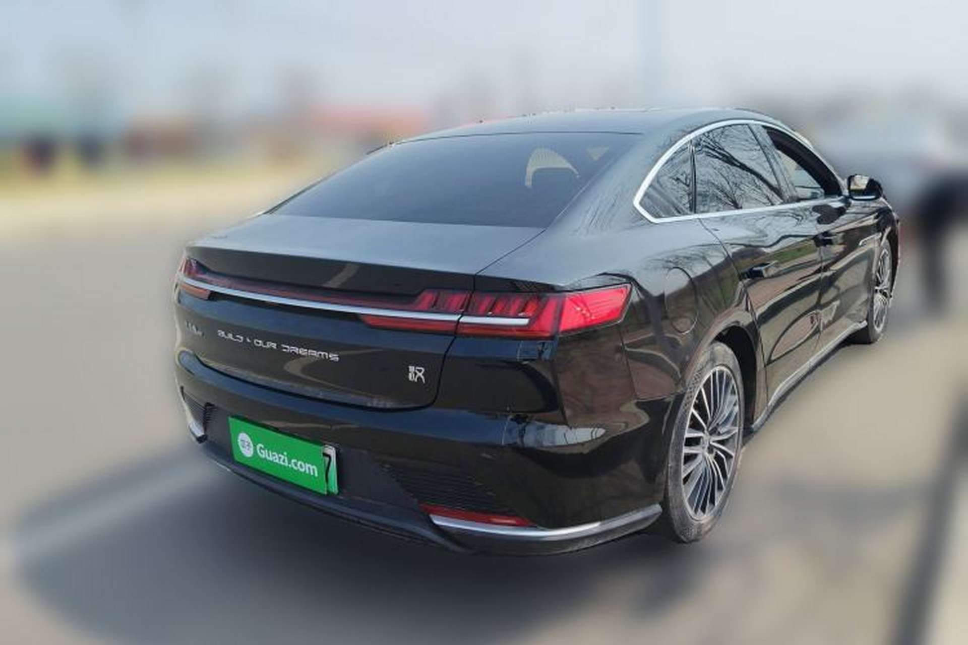 Used BYD Han 2020 EV Long-Range Luxury Model Rear Right 45 Deg