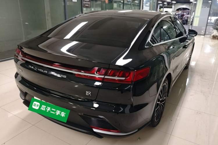 Used BYD Han 2020 EV Long-Range Luxury Model Rear Right 45 Deg
