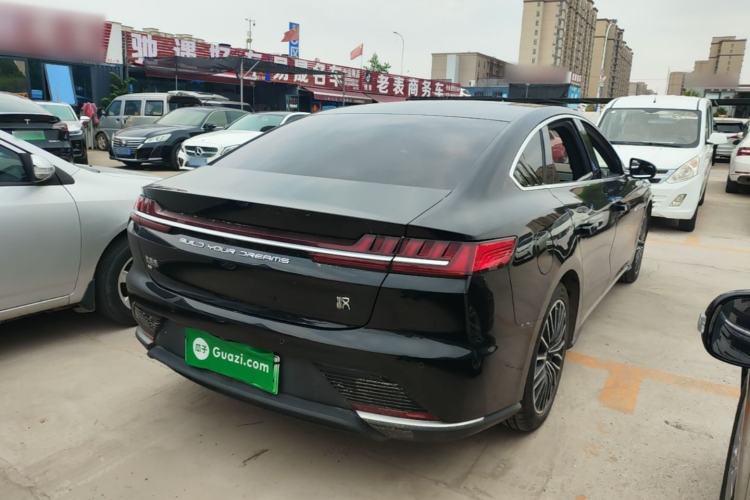 Used BYD Han 2020 EV Long-Range Luxury Model Rear Right 45 Deg