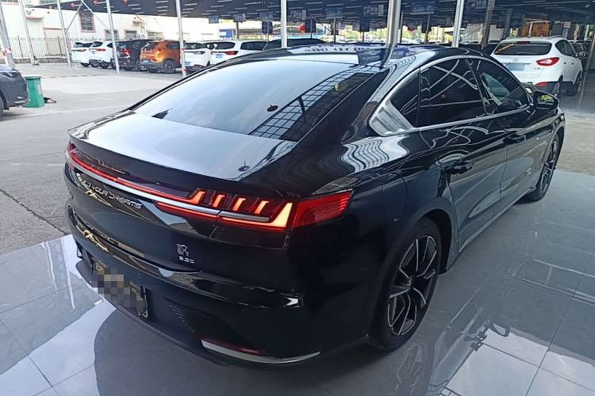 Used BYD Han 2020 EV Four-Wheel Drive High-Performance Flagship Model Rear Right 45 Deg