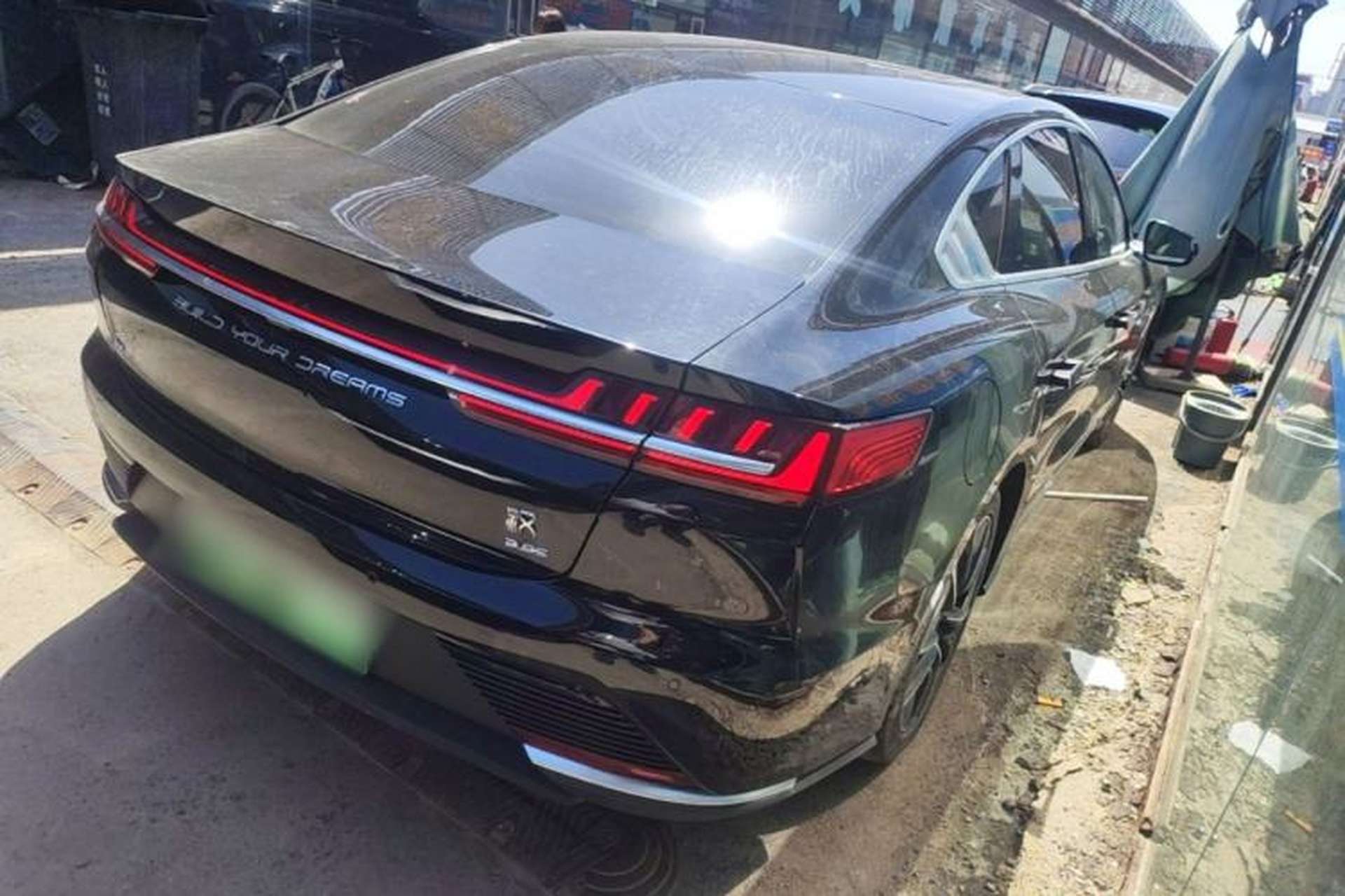 Used BYD Han 2020 EV Four-Wheel Drive High-Performance Flagship Model Rear Right 45 Deg