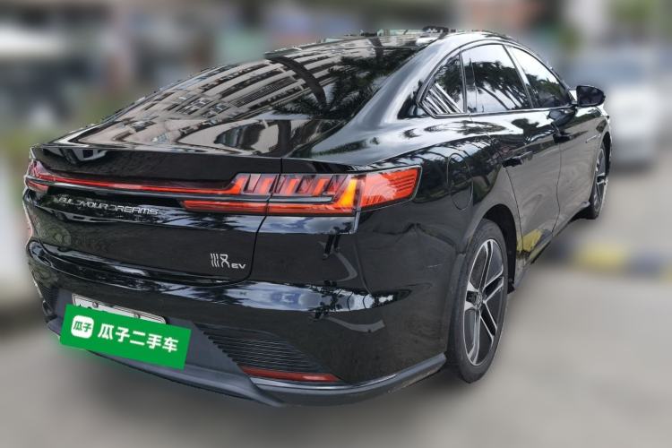 Used BYD Han 2020 EV Long-Range Deluxe Model Rear Right 45 Deg