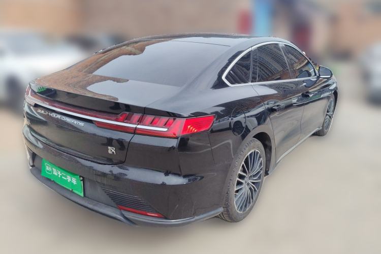 Used BYD Han 2020 EV Long-Range Luxury Model Rear Right 45 Deg