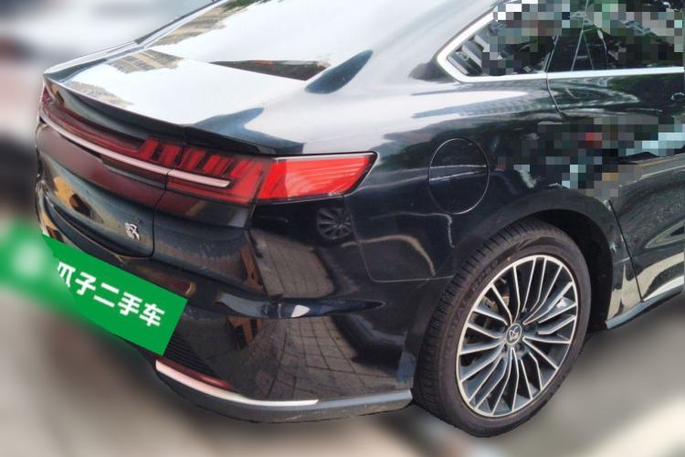 Used BYD Han 2020 EV Long-Range Luxury Model Rear Right 45 Deg