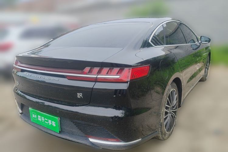 Used BYD Han 2020 EV Long-Range Luxury Model Rear Right 45 Deg