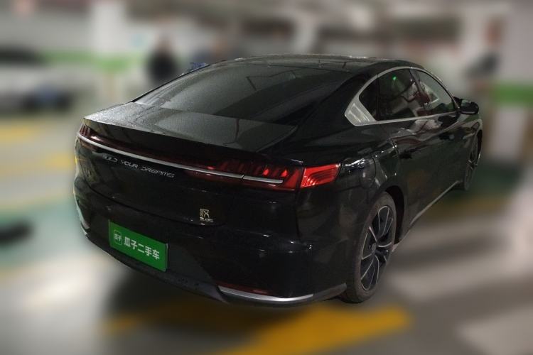 Used BYD Han 2020 EV Four-Wheel Drive High-Performance Flagship Model Rear Right 45 Deg