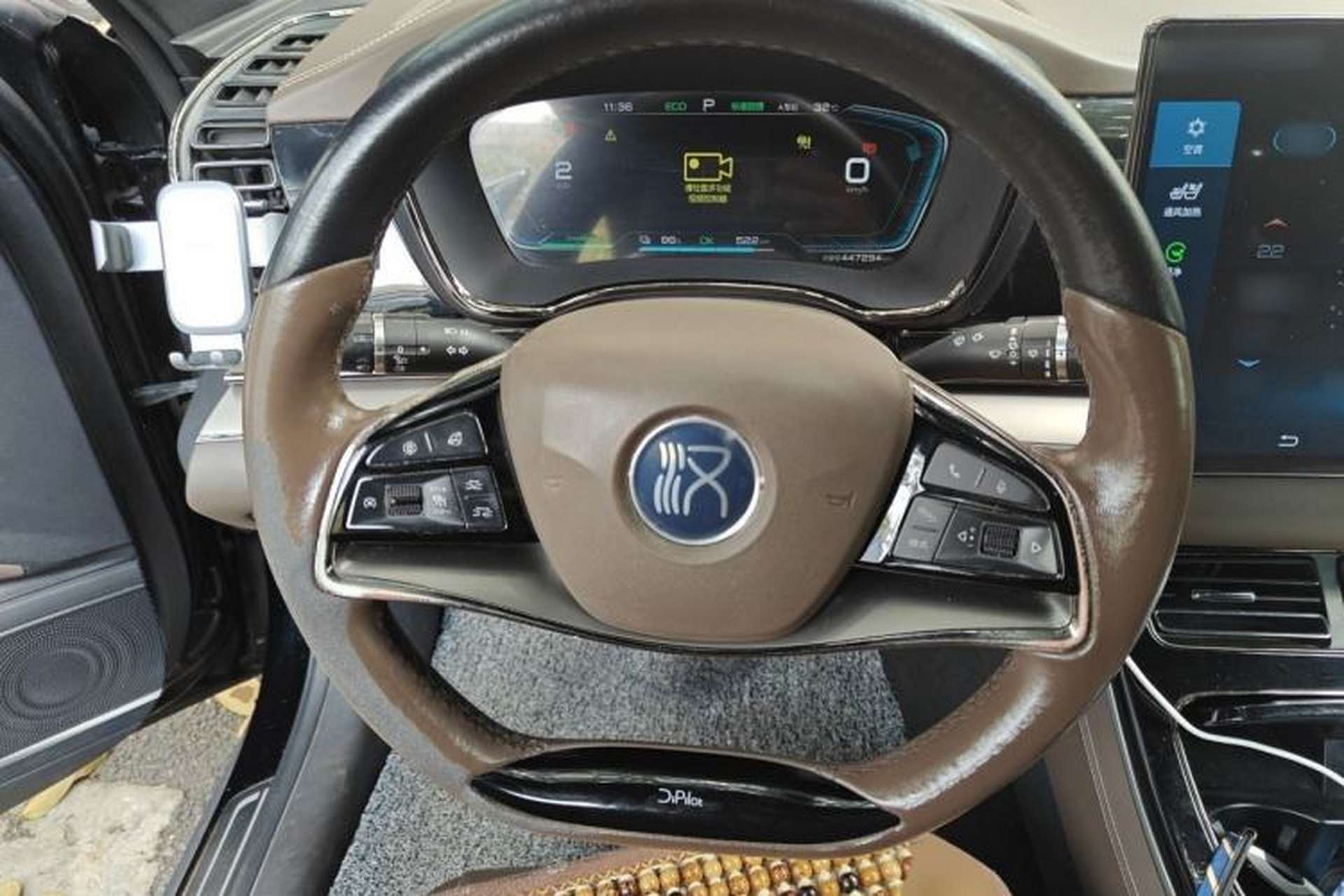 Used BYD Han 2020 EV Long-Range Luxury Model Steering Wheel