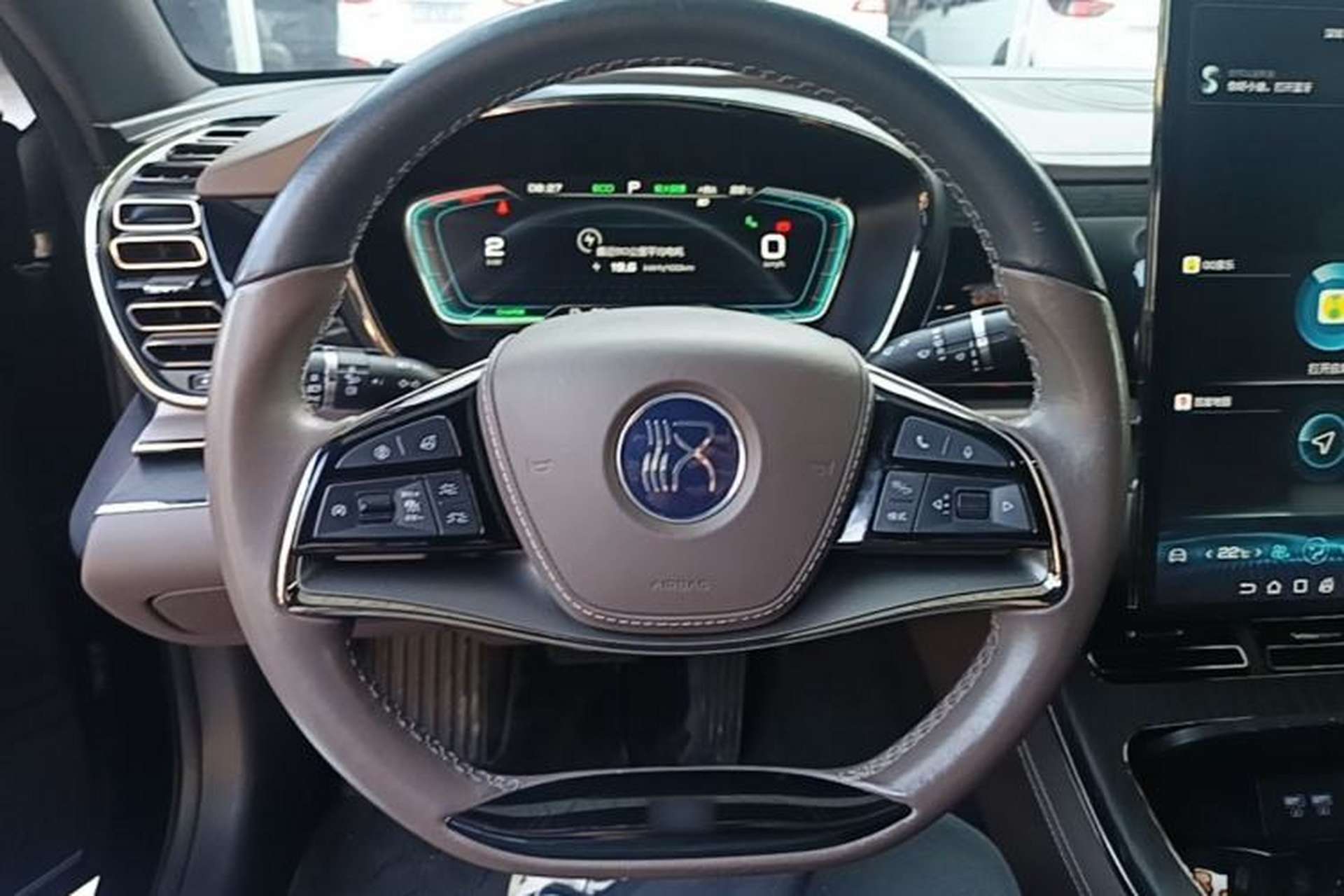 Used BYD Han 2020 EV Four-Wheel Drive High-Performance Flagship Model Steering Wheel