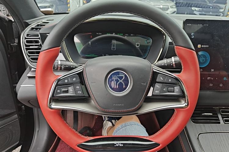 Used BYD Han 2020 EV Four-Wheel Drive High-Performance Flagship Model Steering Wheel