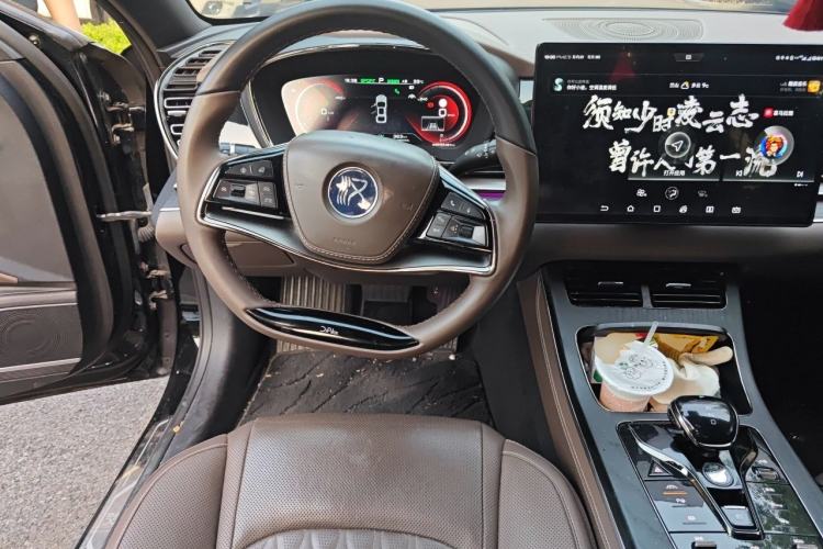 Used BYD Han 2020 EV Four-Wheel Drive High-Performance Flagship Model Steering Wheel