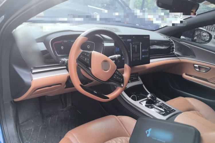 Used BYD Han 2020 EV Four-Wheel Drive High-Performance Flagship Model Center Console