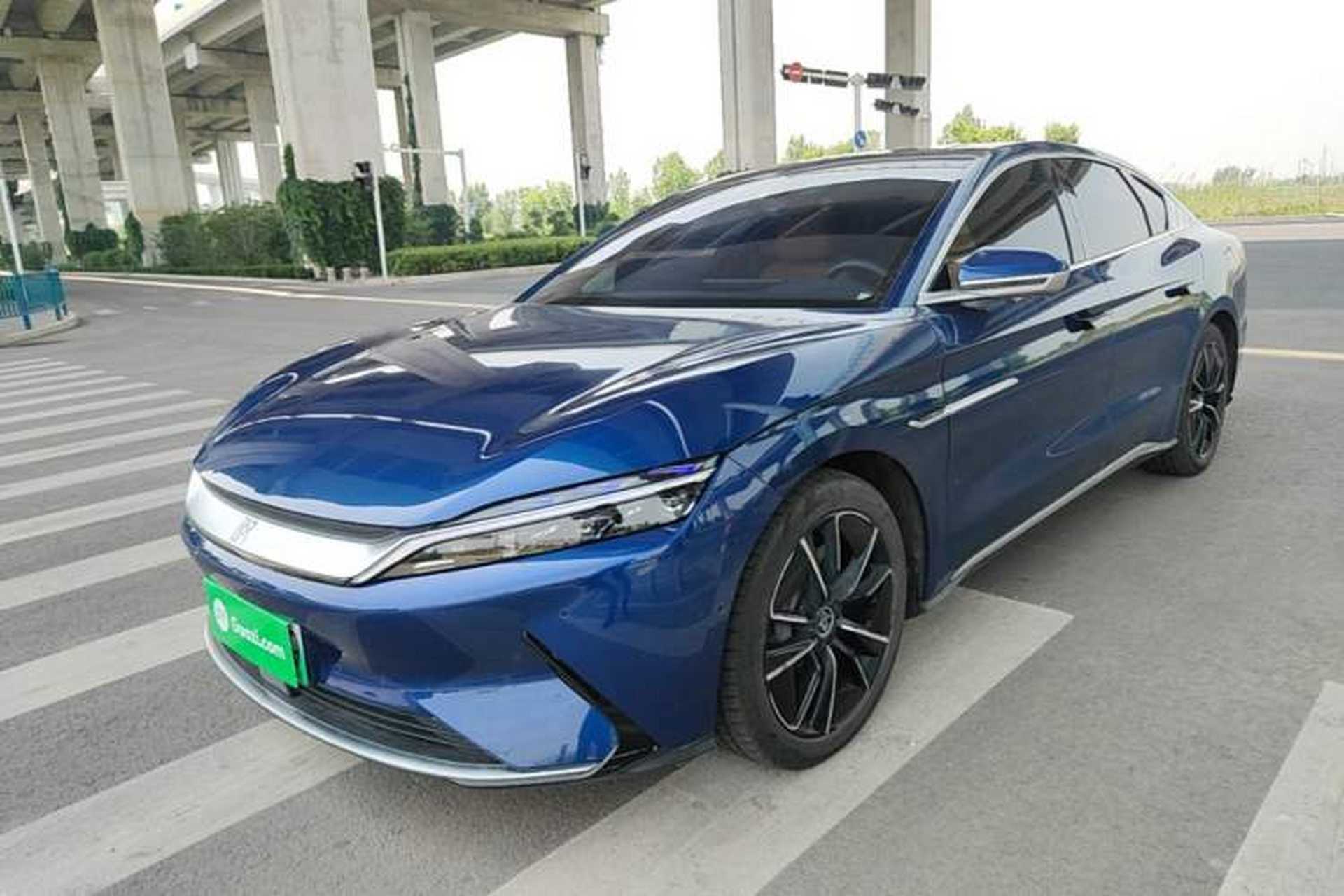 Used BYD Han 2020 EV Four-Wheel Drive High-Performance Flagship Model Front Left 45 Deg