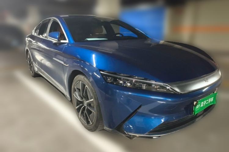Used BYD Han 2020 EV Four-Wheel Drive High-Performance Flagship Model Front Right 45 Deg