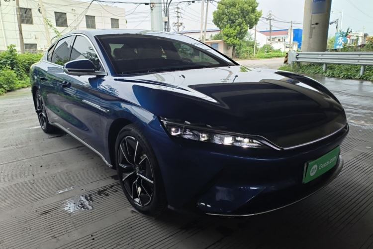Used BYD Han 2020 EV Four-Wheel Drive High-Performance Flagship Model Front Right 45 Deg