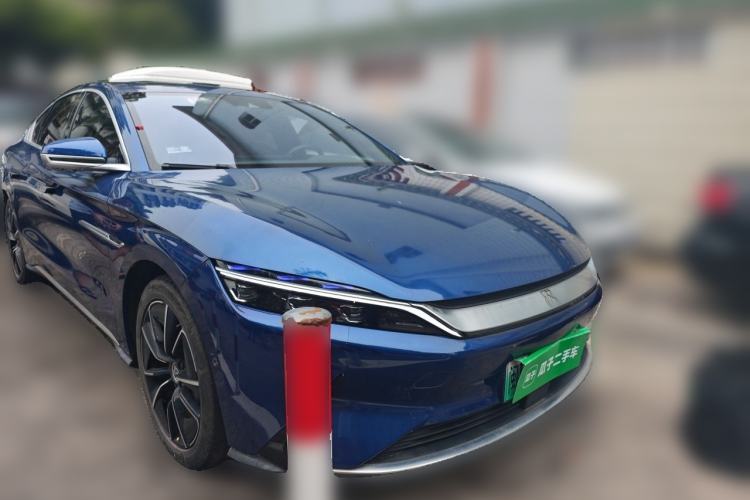 Used BYD Han 2020 EV Four-Wheel Drive High-Performance Flagship Model Front Right 45 Deg
