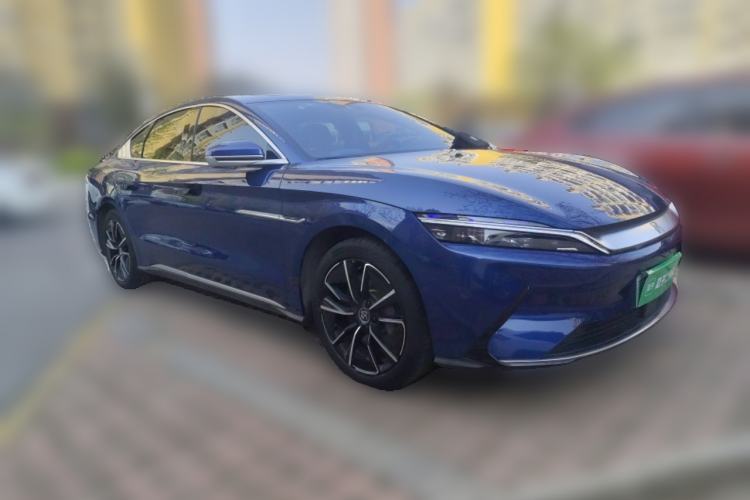 Used BYD Han 2020 EV Four-Wheel Drive High-Performance Flagship Model Front Right 45 Deg