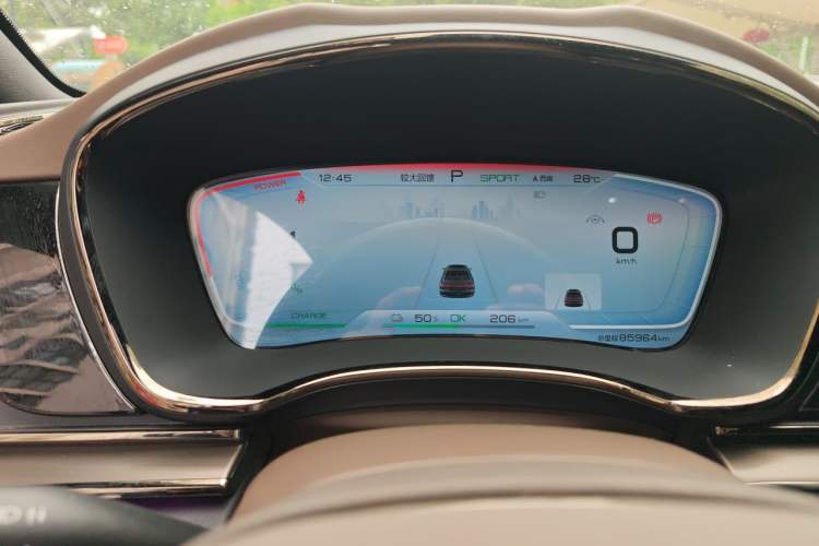 Used BYD Han 2020 EV Four-Wheel Drive High-Performance Flagship Model Instrument Cluster