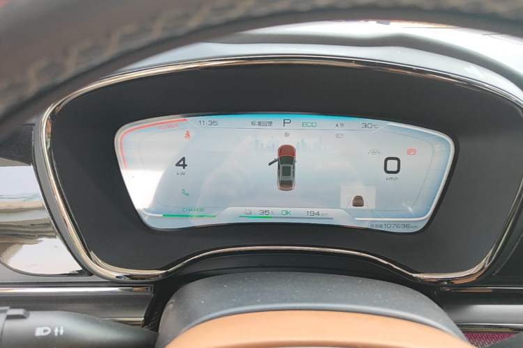 Used BYD Han 2020 EV Four-Wheel Drive High-Performance Flagship Model Instrument Cluster