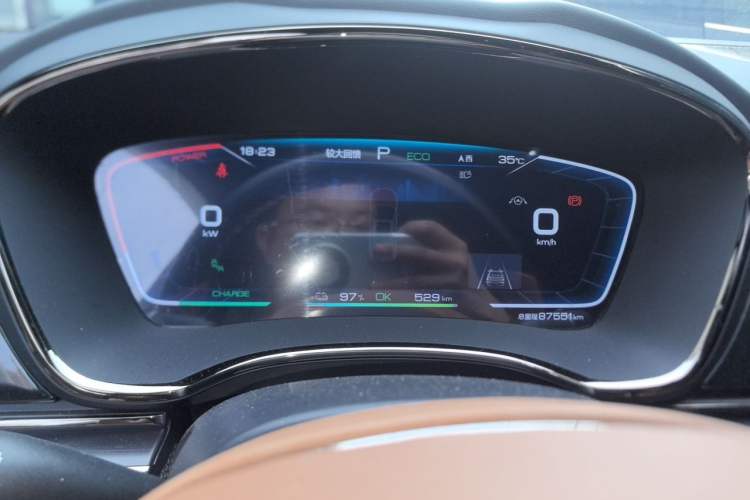 Used BYD Han 2020 EV Four-Wheel Drive High-Performance Flagship Model Instrument Cluster