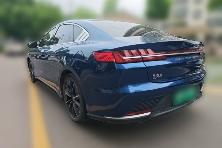 Used BYD Han 2020 EV Four-Wheel Drive High-Performance Flagship Model Rear Left 45 Deg