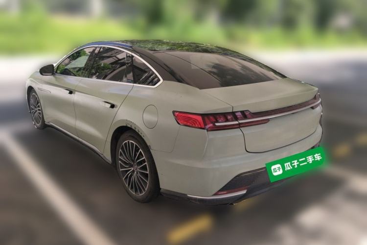 Used BYD Han 2020 EV Long-Range Luxury Model Rear Left 45 Deg