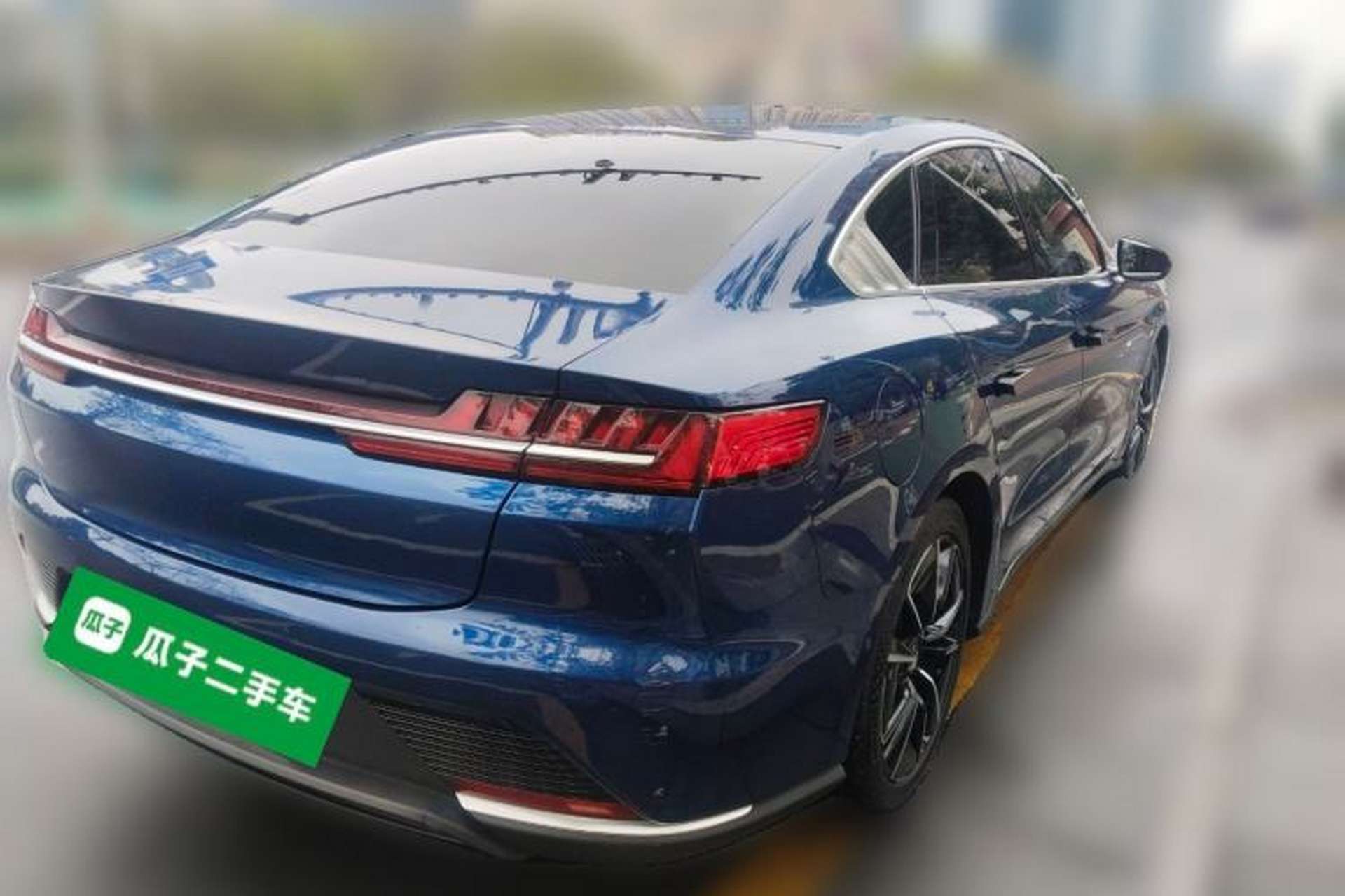 Used BYD Han 2020 EV Four-Wheel Drive High-Performance Flagship Model Rear Right 45 Deg