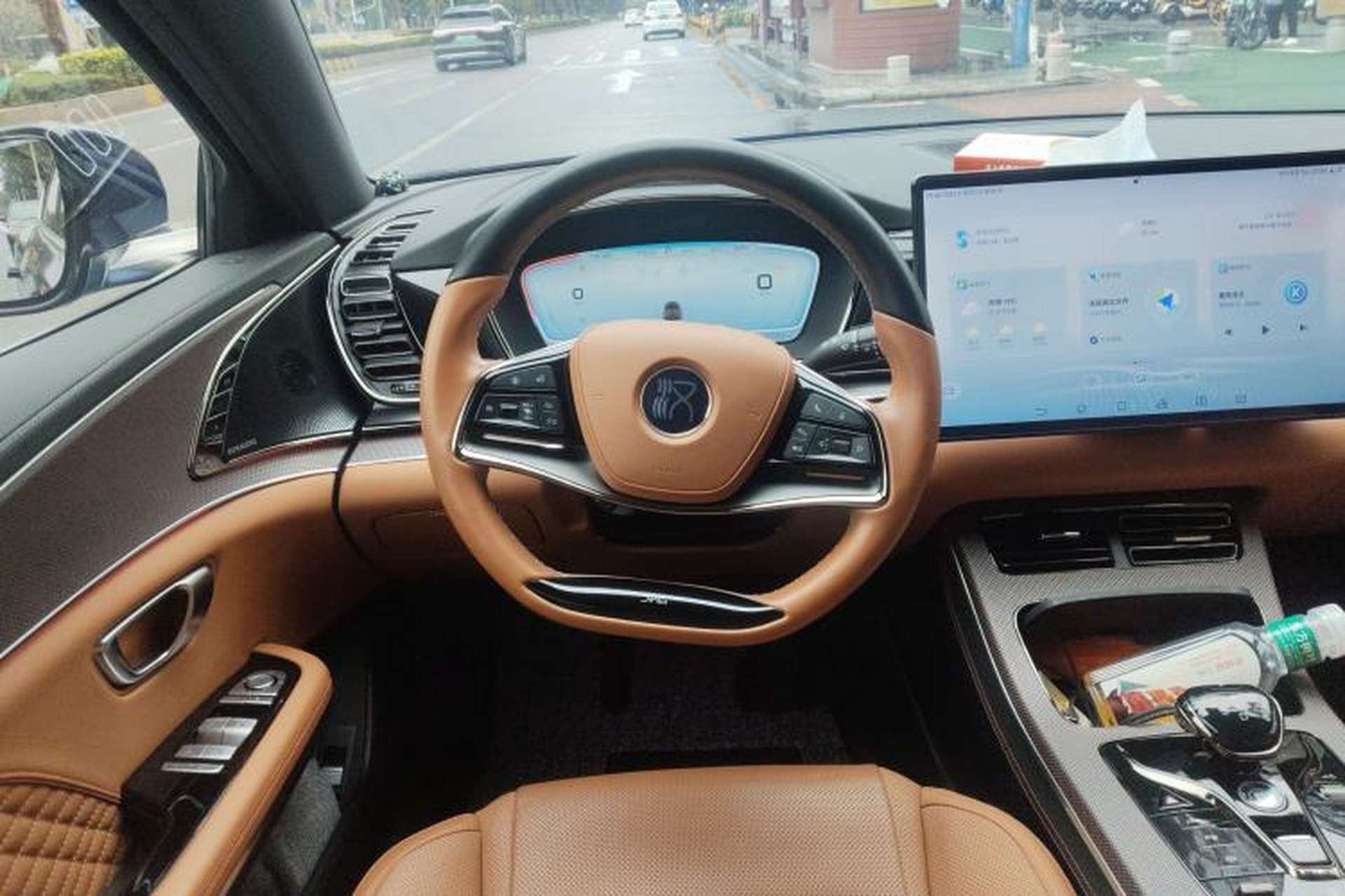 Used BYD Han 2020 EV Four-Wheel Drive High-Performance Flagship Model Steering Wheel