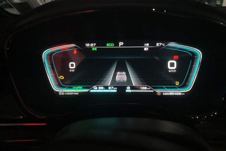 Used BYD Han 2020 DM Four-Wheel Drive Performance Edition Luxury Model Instrument Cluster