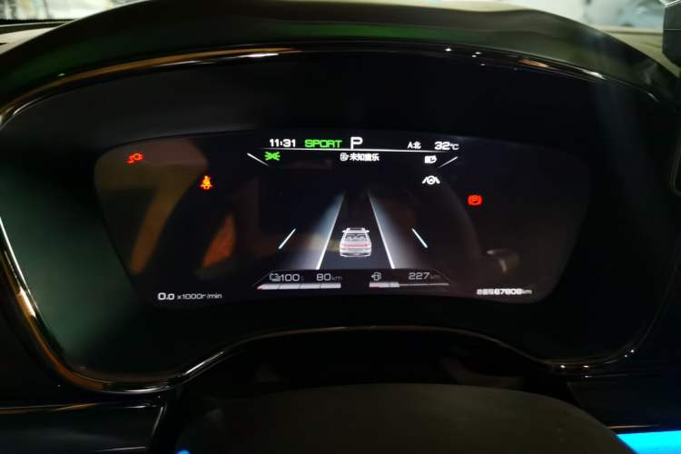 Used BYD Han 2020 DM Four-Wheel Drive Performance Edition Prestige Model Instrument Cluster