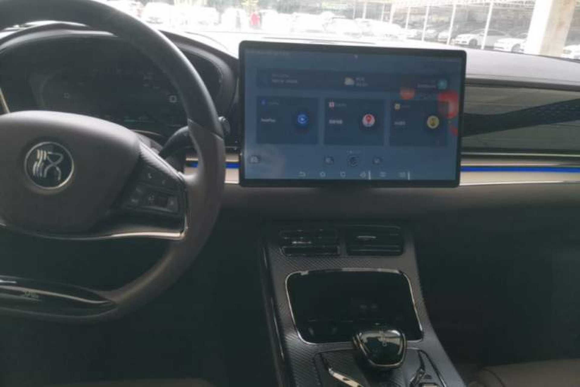 Used BYD Han 2020 DM Four-Wheel Drive Performance Edition Luxury Model Audio And AC Panel
