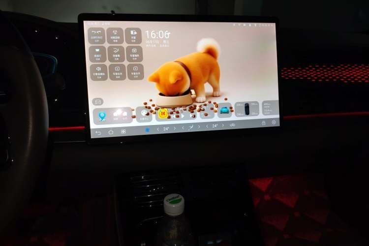 Used BYD Han 2020 EV Long-Range Luxury Model Audio And AC Panel