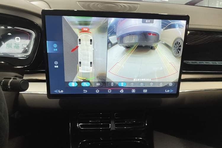 Used BYD Han 2020 EV Long-Range Deluxe Model Audio And AC Panel