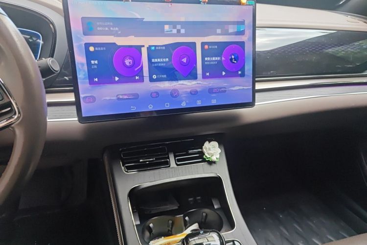 Used BYD Han 2020 EV Four-Wheel Drive High-Performance Flagship Model Audio And AC Panel