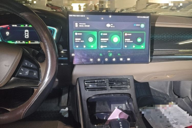 Used BYD Han 2020 DM Four-Wheel Drive Performance Edition Prestige Model Audio And AC Panel