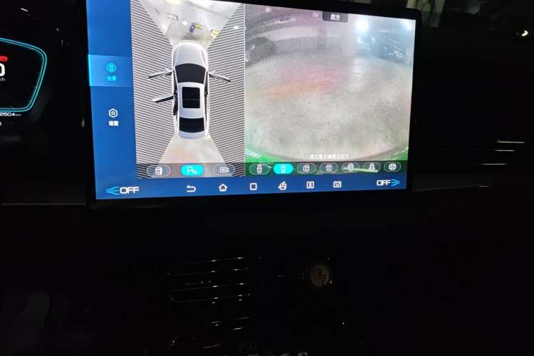 Used BYD Han 2020 DM Four-Wheel Drive Performance Edition Luxury Model Audio And AC Panel