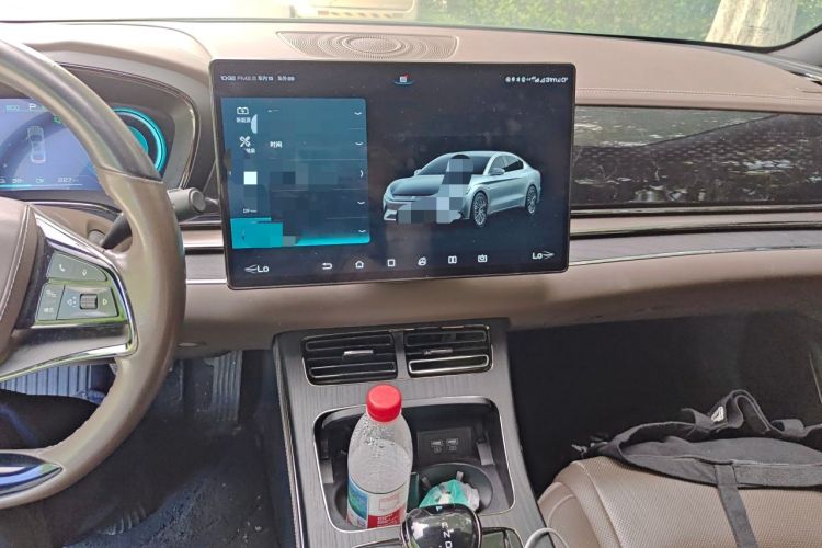 Used BYD Han 2020 EV Long-Range Deluxe Model Audio And AC Panel