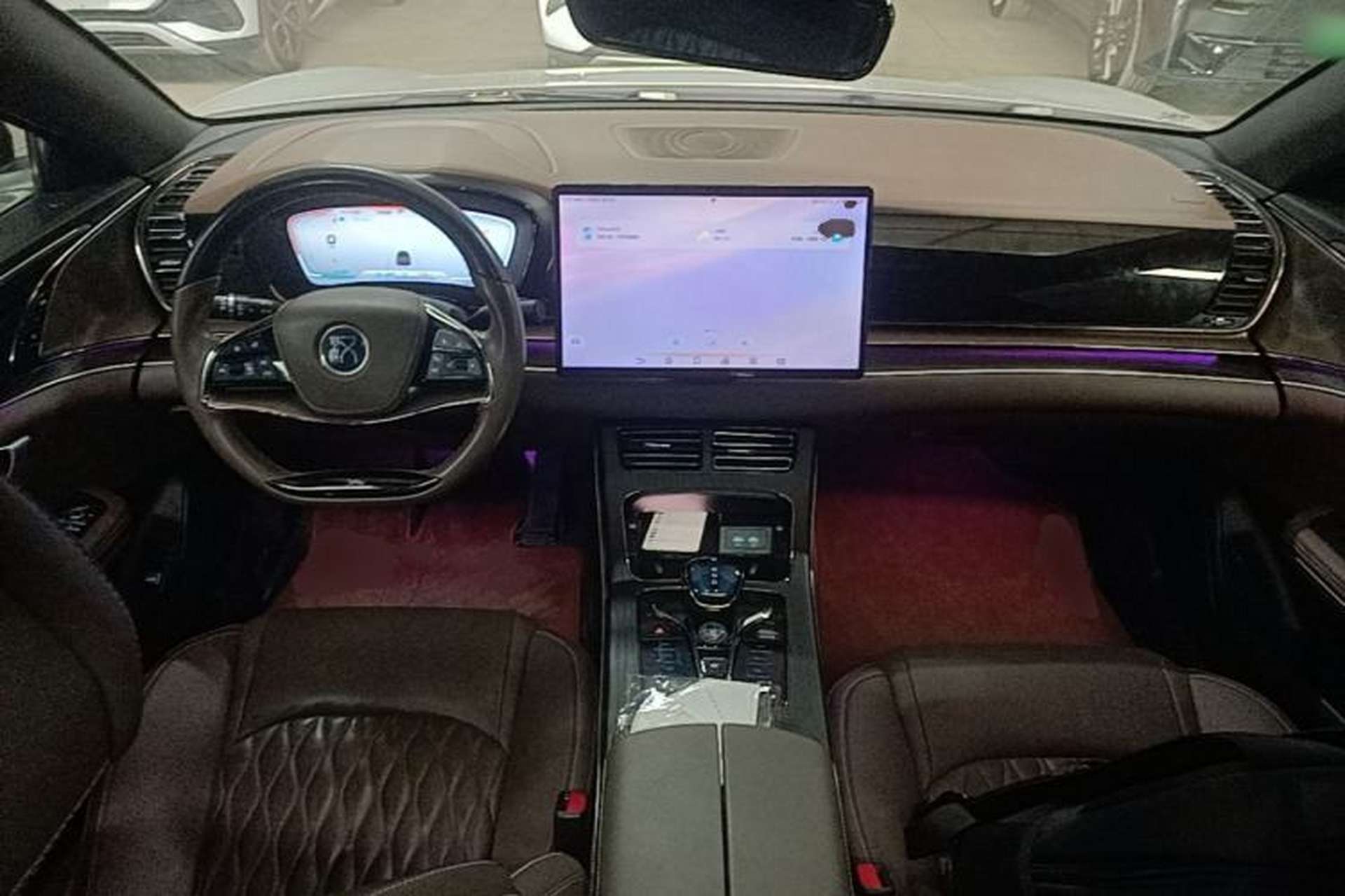 Used BYD Han 2020 EV Four-Wheel Drive High-Performance Flagship Model Center Console