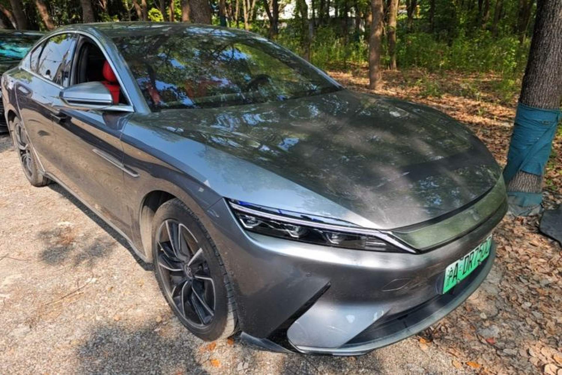Used BYD Han 2020 EV Four-Wheel Drive High-Performance Flagship Model Front Right 45 Deg
