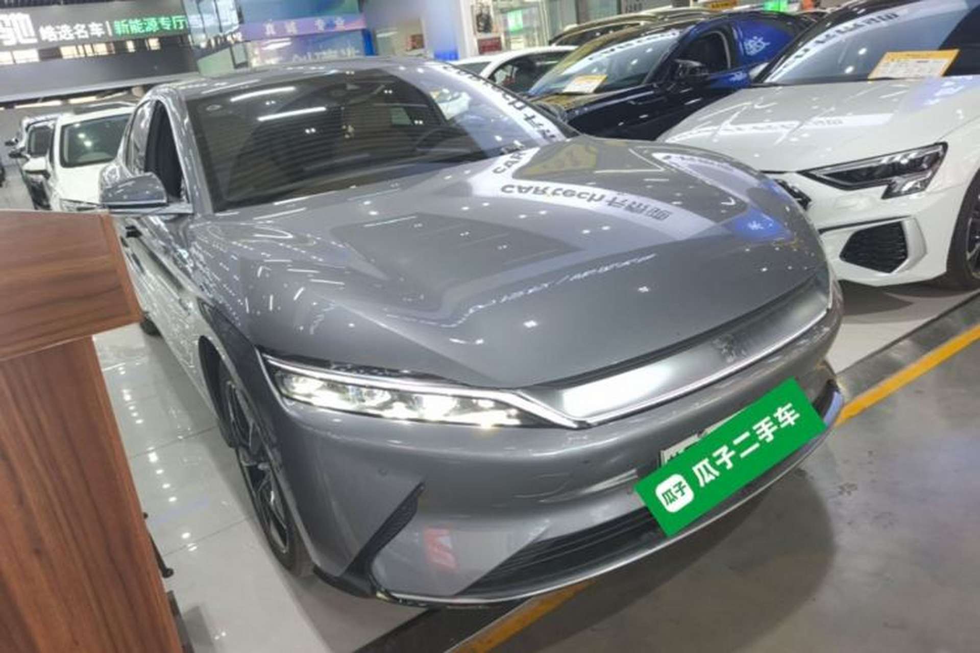 Used BYD Han 2020 EV Four-Wheel Drive High-Performance Flagship Model Front Right 45 Deg